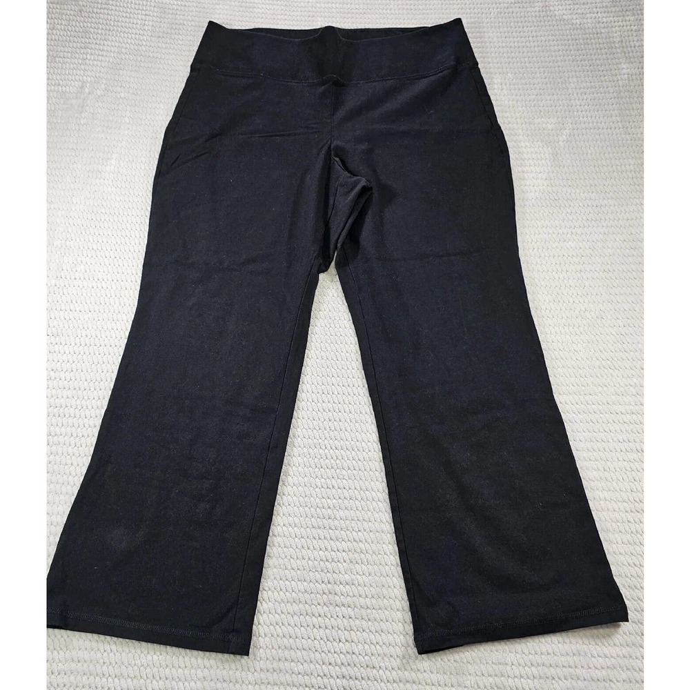 Livi Yoga Pants Womens 22/24 S Flare Leg Black